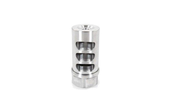American Precision Arms Gen 2 Little Bastard Self Timing AR15 Muzzle Brake features a 5/8x24 threading and 30 caliber compatibility